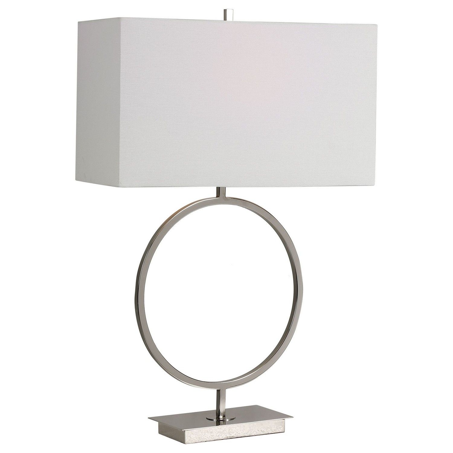 Uttermost W26065-1 Table Lamp - Polished Nickel