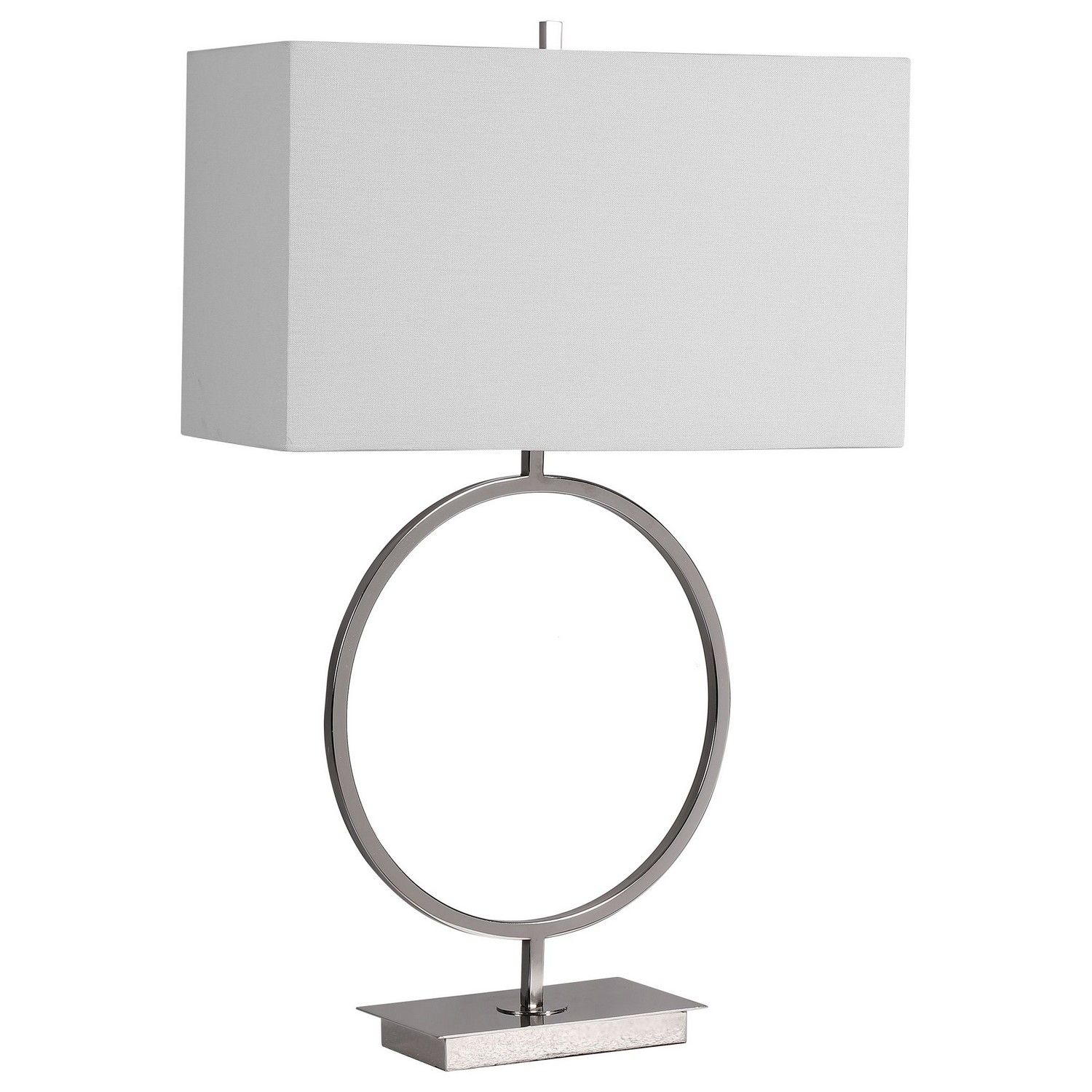 Uttermost W26065-1 Table Lamp - Polished Nickel