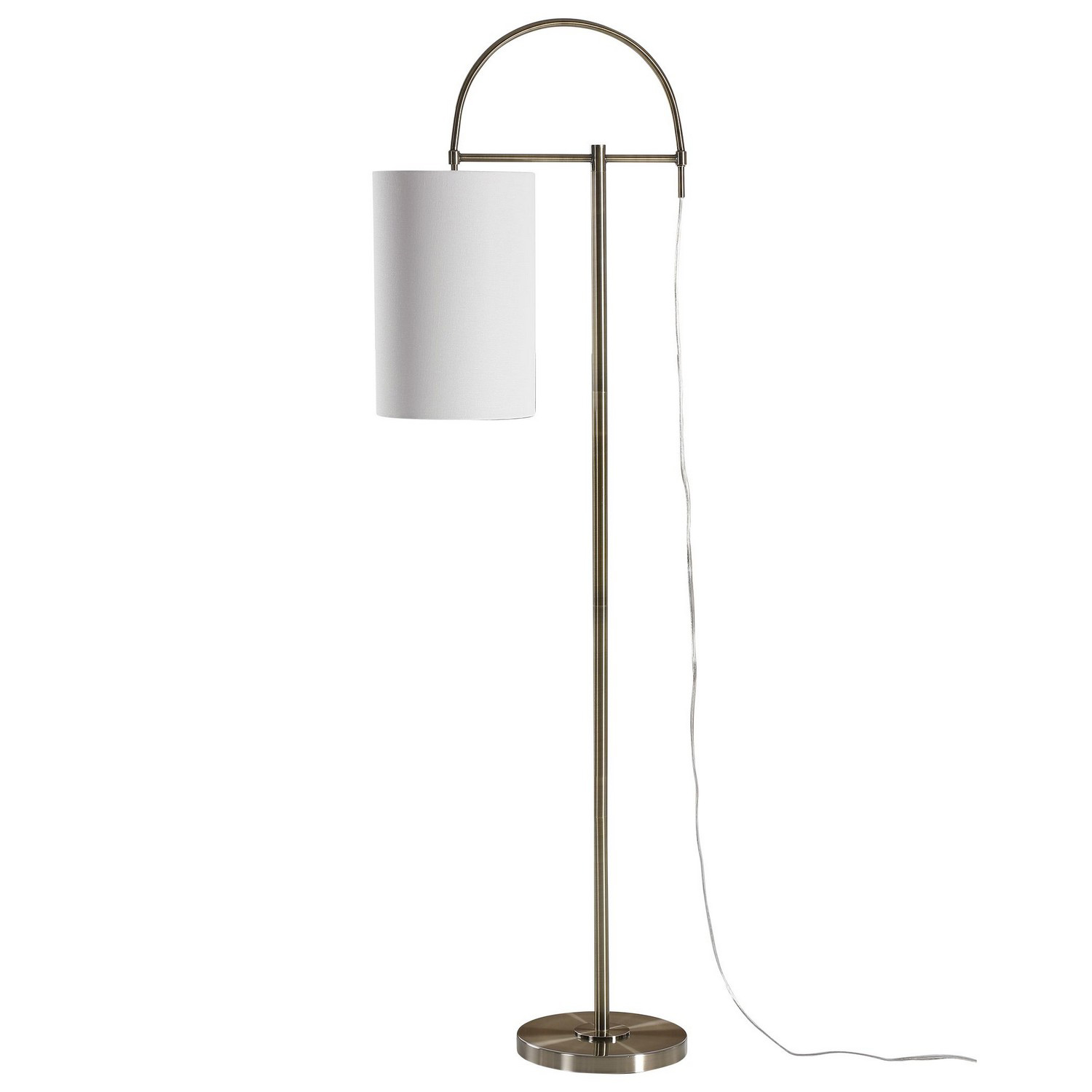 Uttermost W26071-1 Floor Lamp - Antique Brushed Brass
