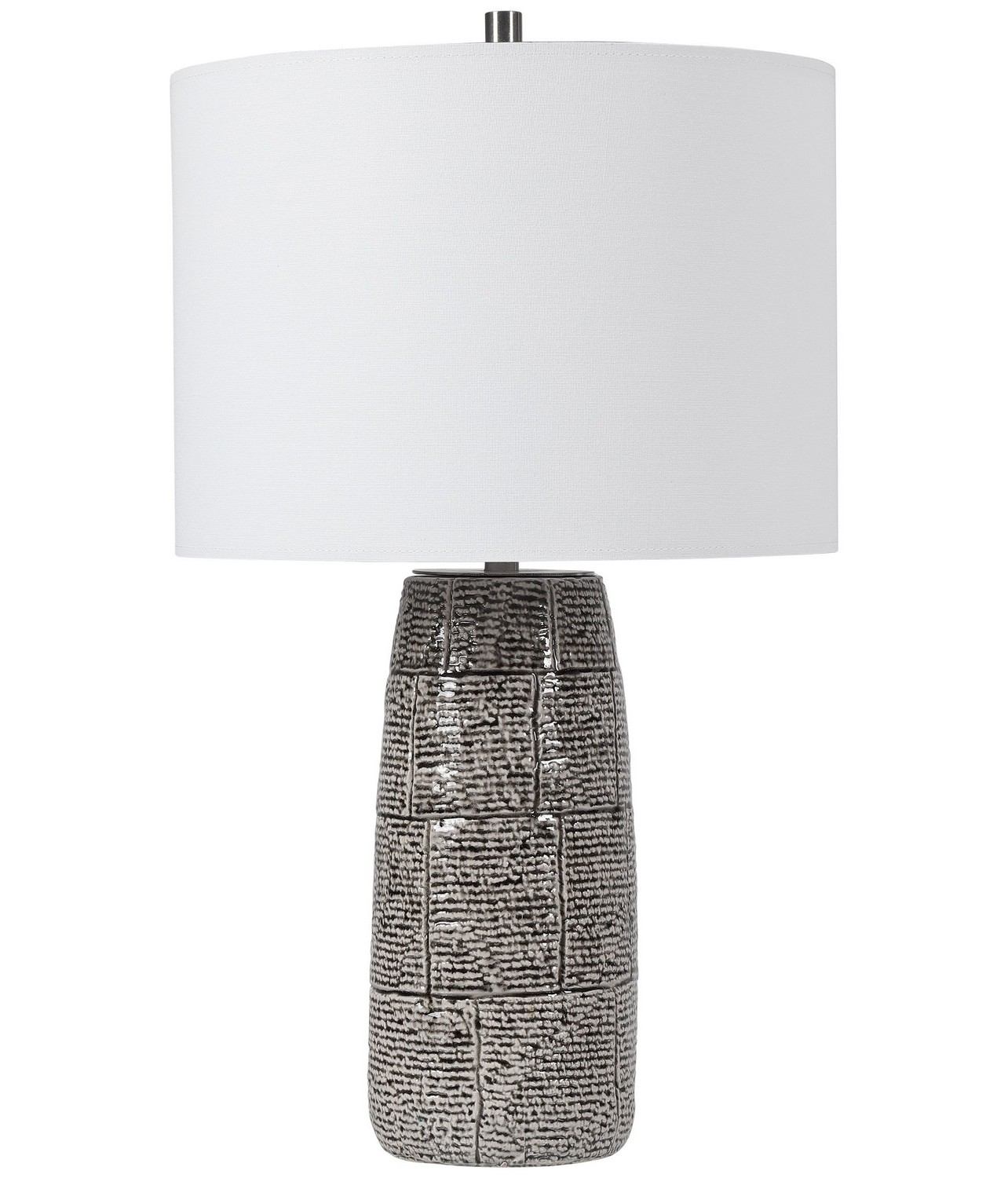 Uttermost W26075-1 Table Lamp - Black/White