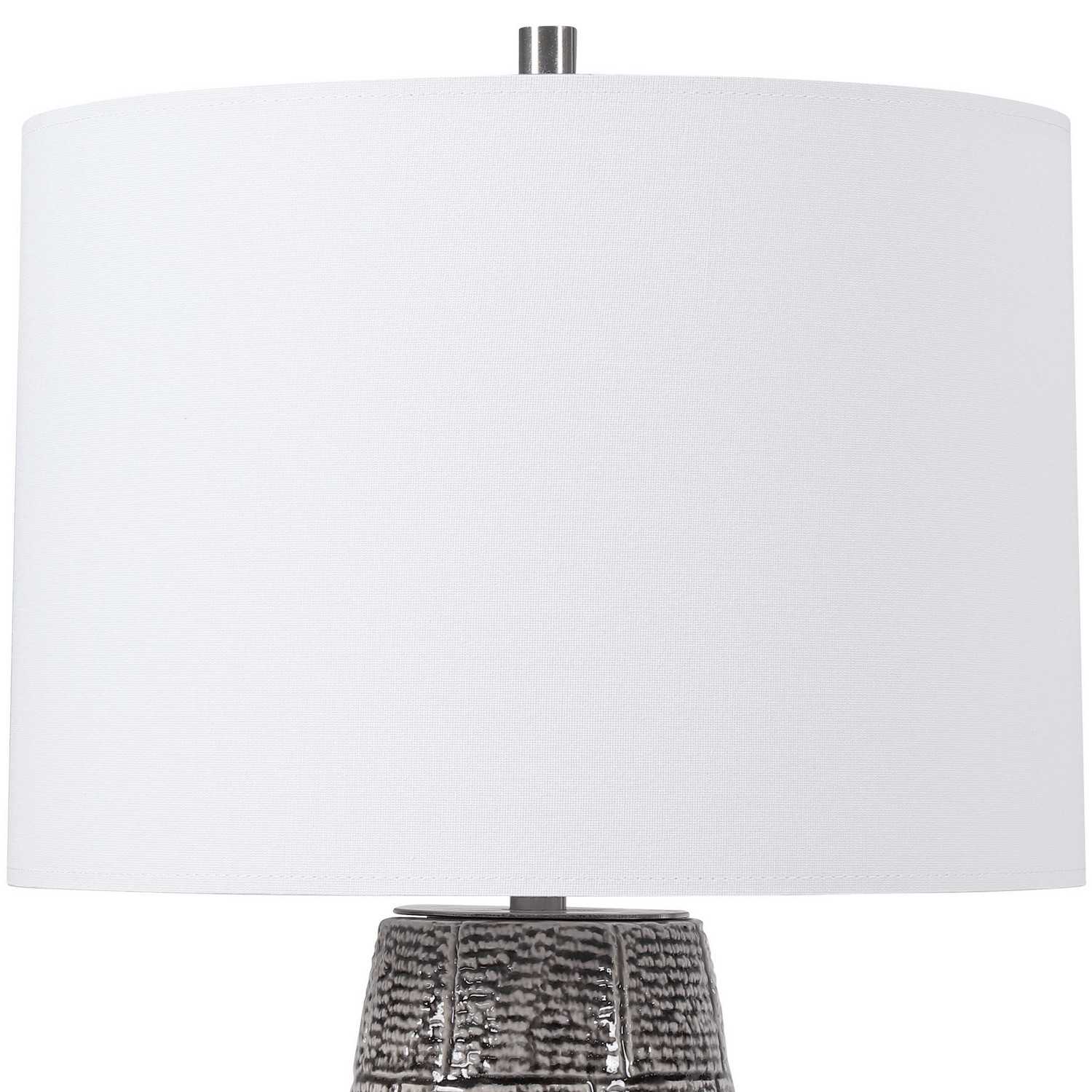 Uttermost W26075-1 Table Lamp - Black/White