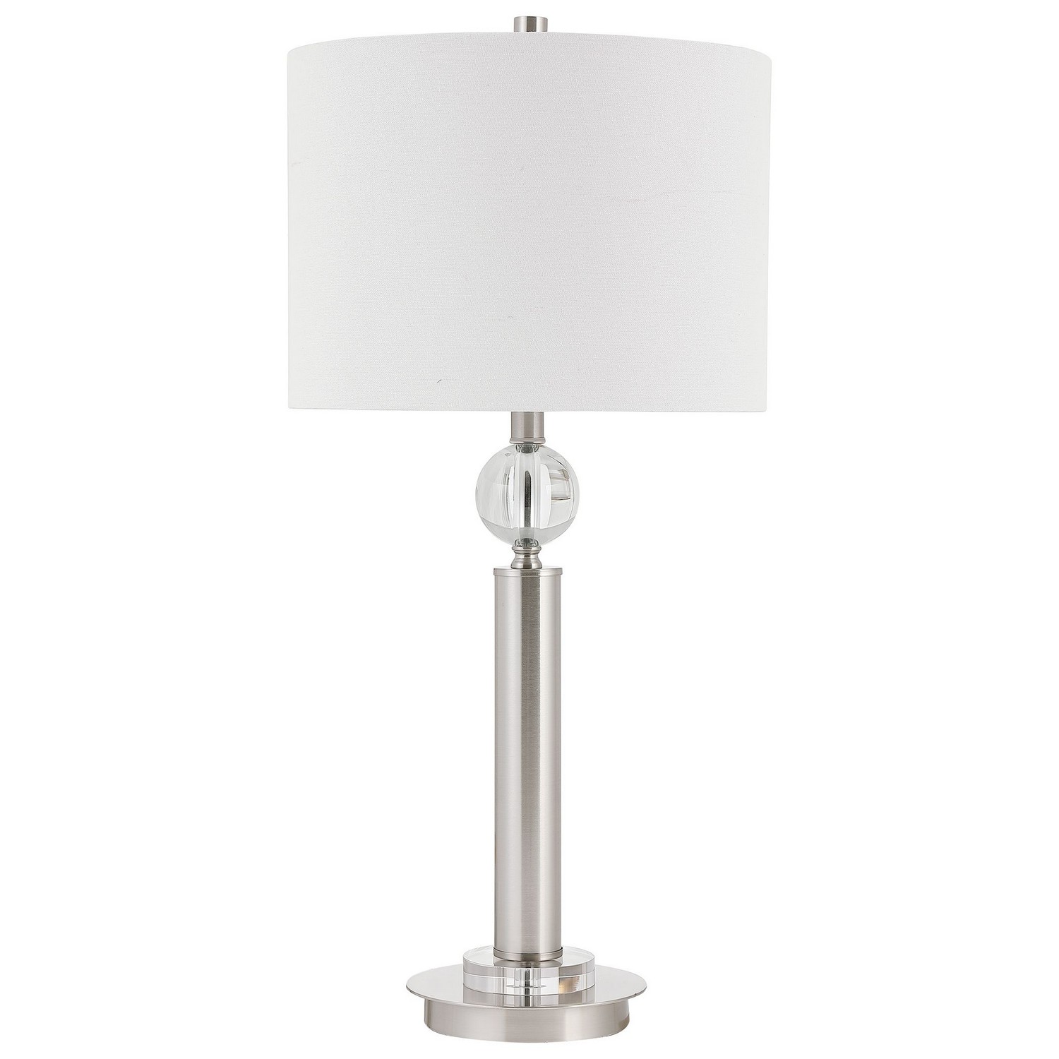 Uttermost W26078-1 Table Lamp - Brushed Nickel