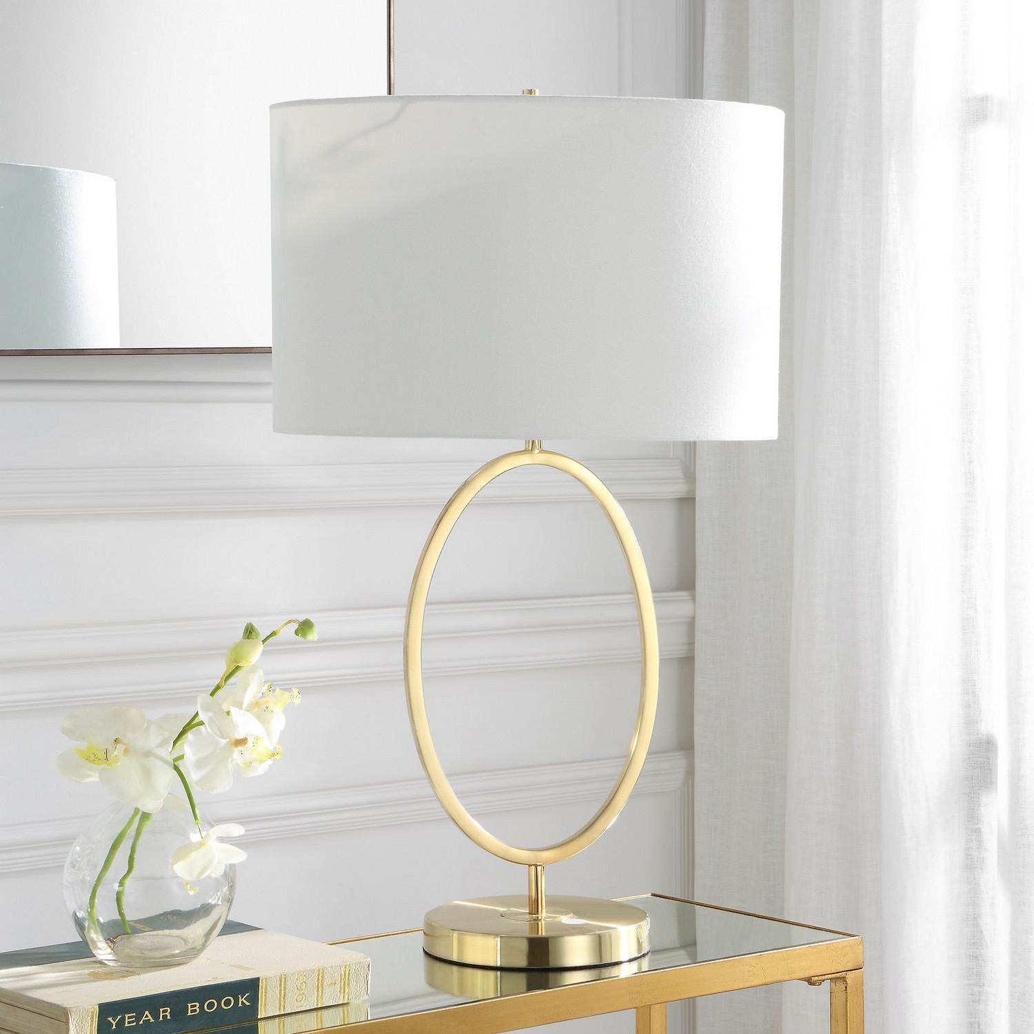 Uttermost W26083-1 Table Lamp - Golden Brass