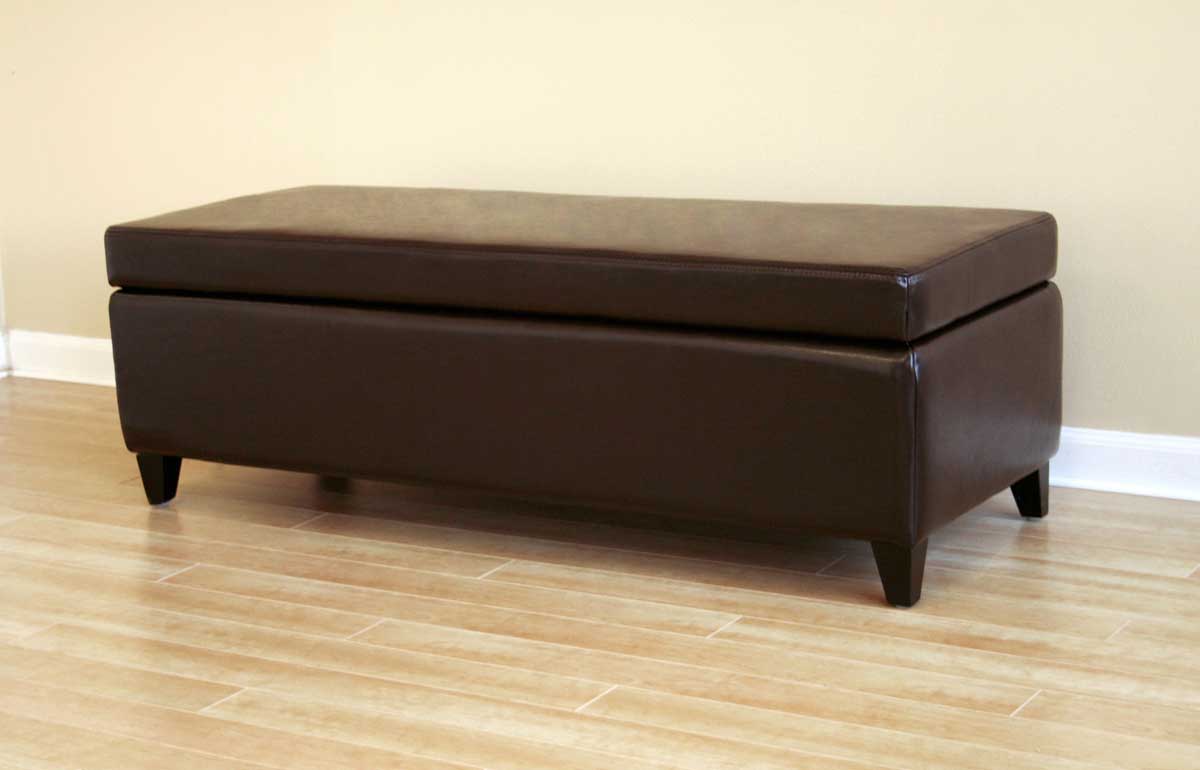 Wholesale Interiors 125 Full Leather Bench