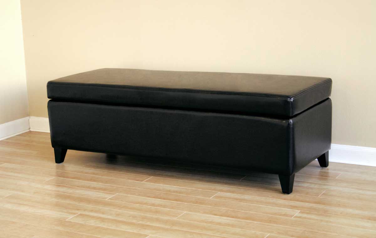 Wholesale Interiors 125 Full Leather Bench
