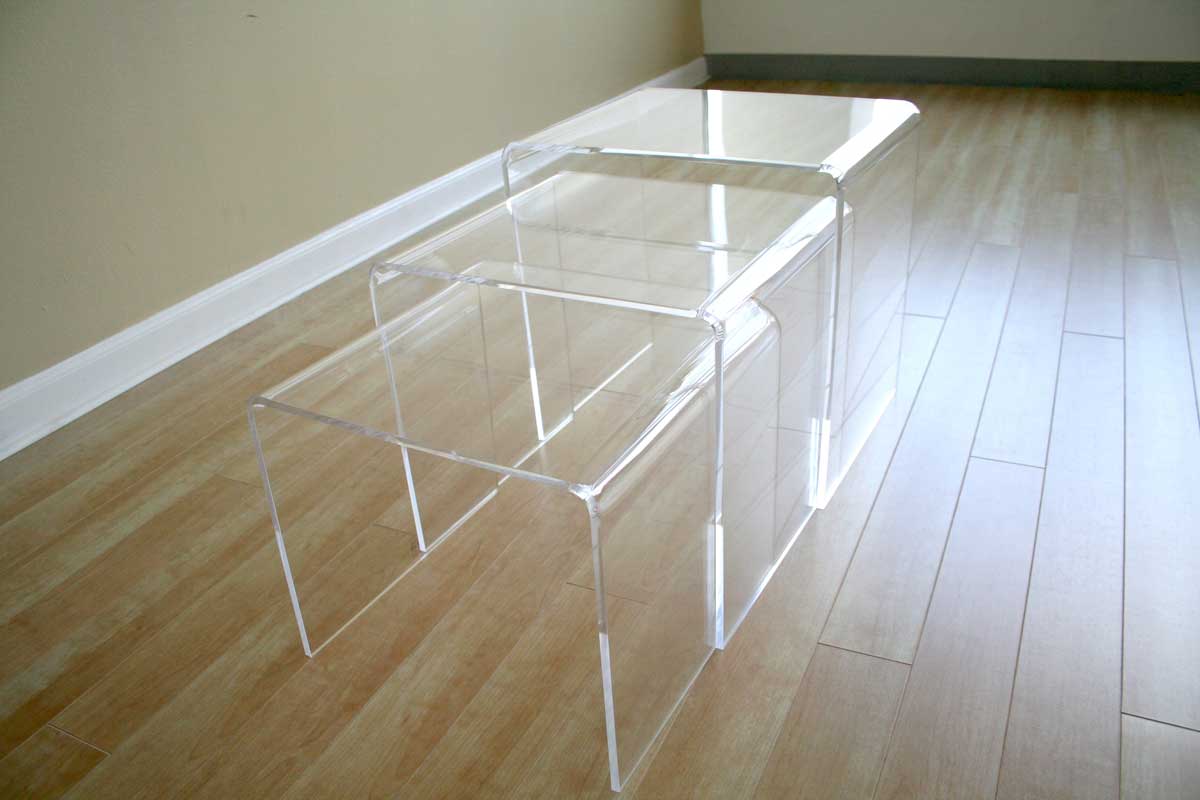 Wholesale Interiors FAY-510 White Nesting Table
