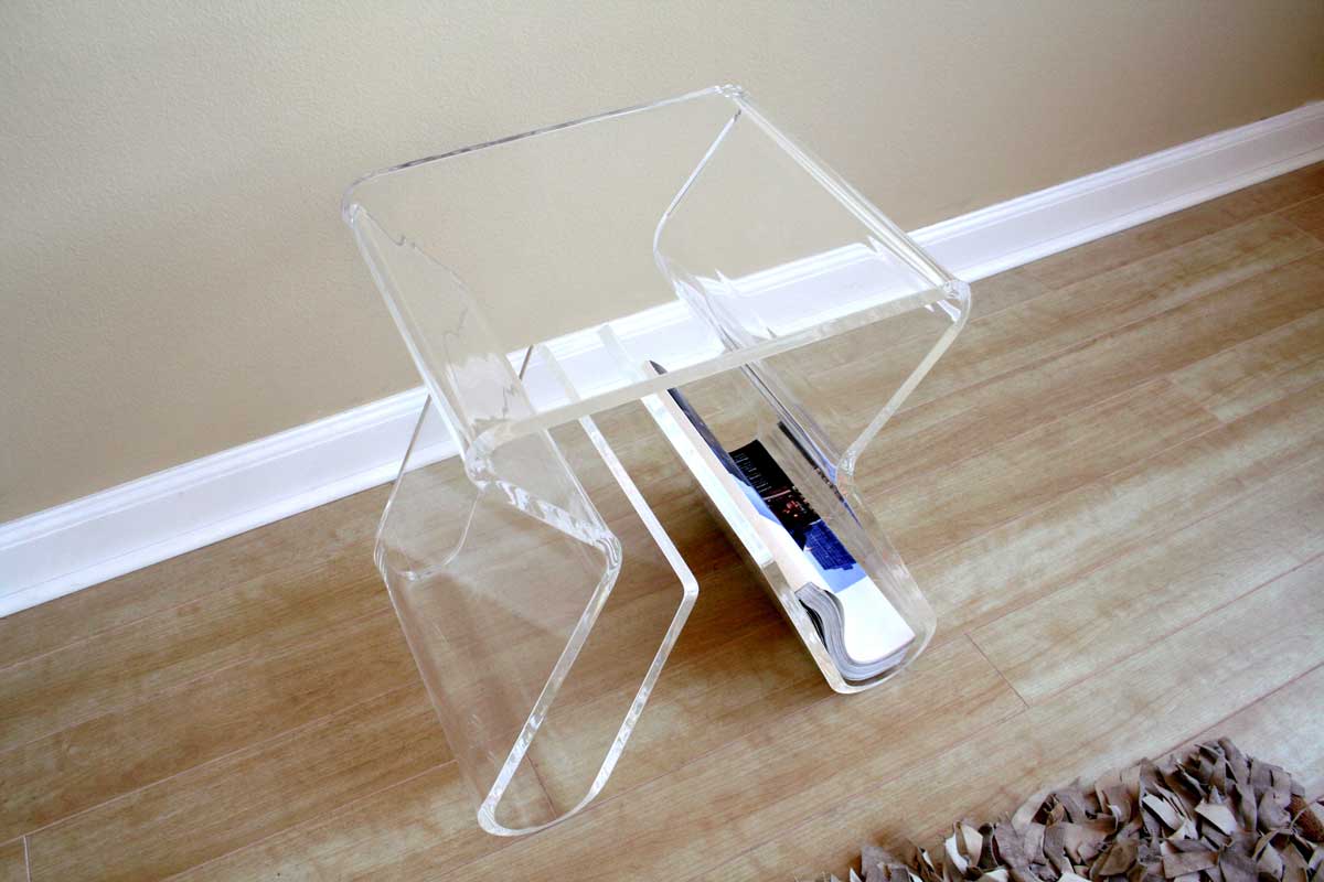 Wholesale Interiors FAY-8196 Clear End Table