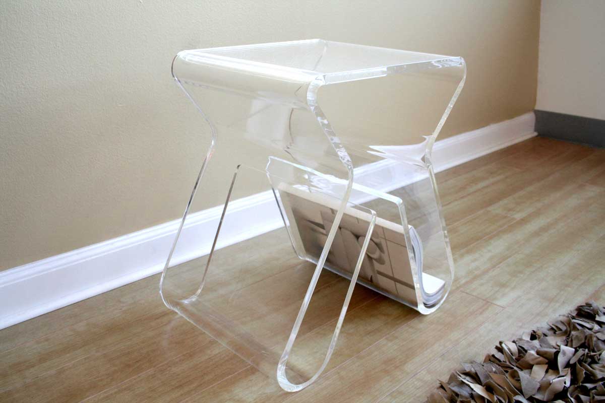 Wholesale Interiors FAY-8196 Clear End Table