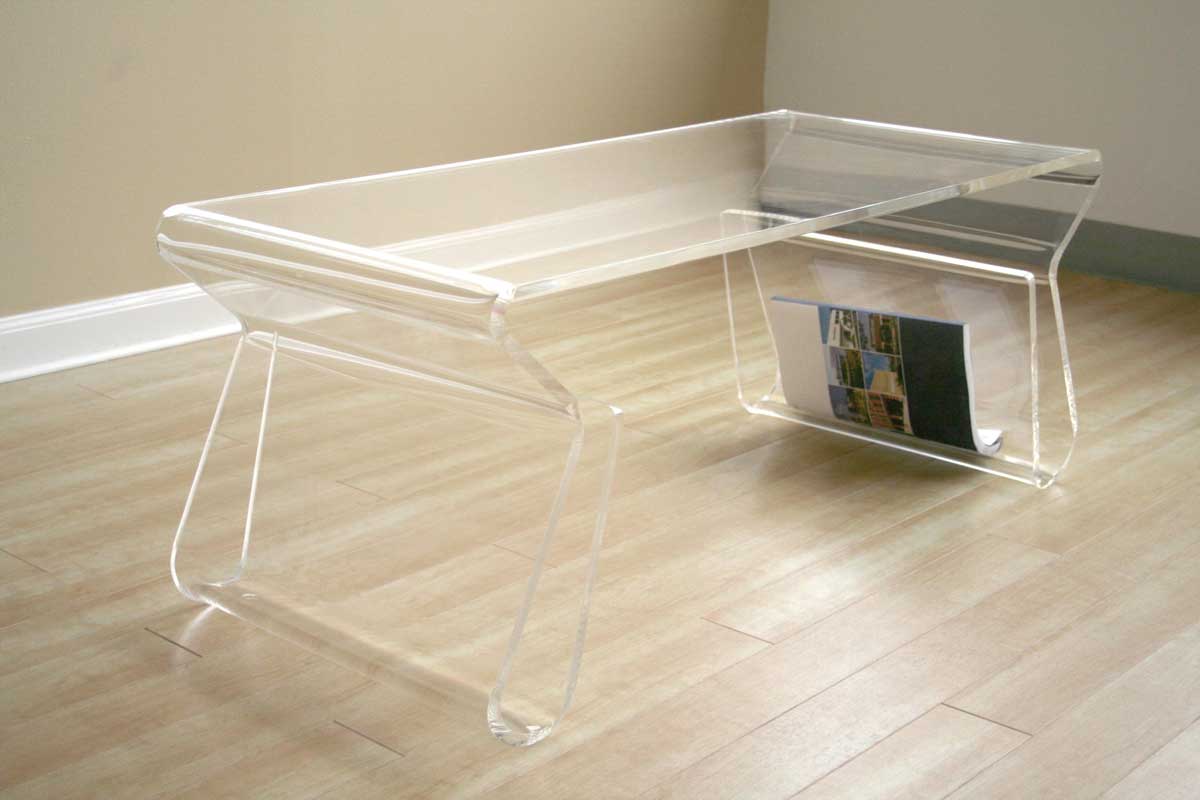 Wholesale Interiors FAY-9948 Clear Coffee Table