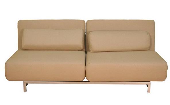 Wholesale Interiors LK06-2-D-02 Two Seater Cream Convertible Sofa
