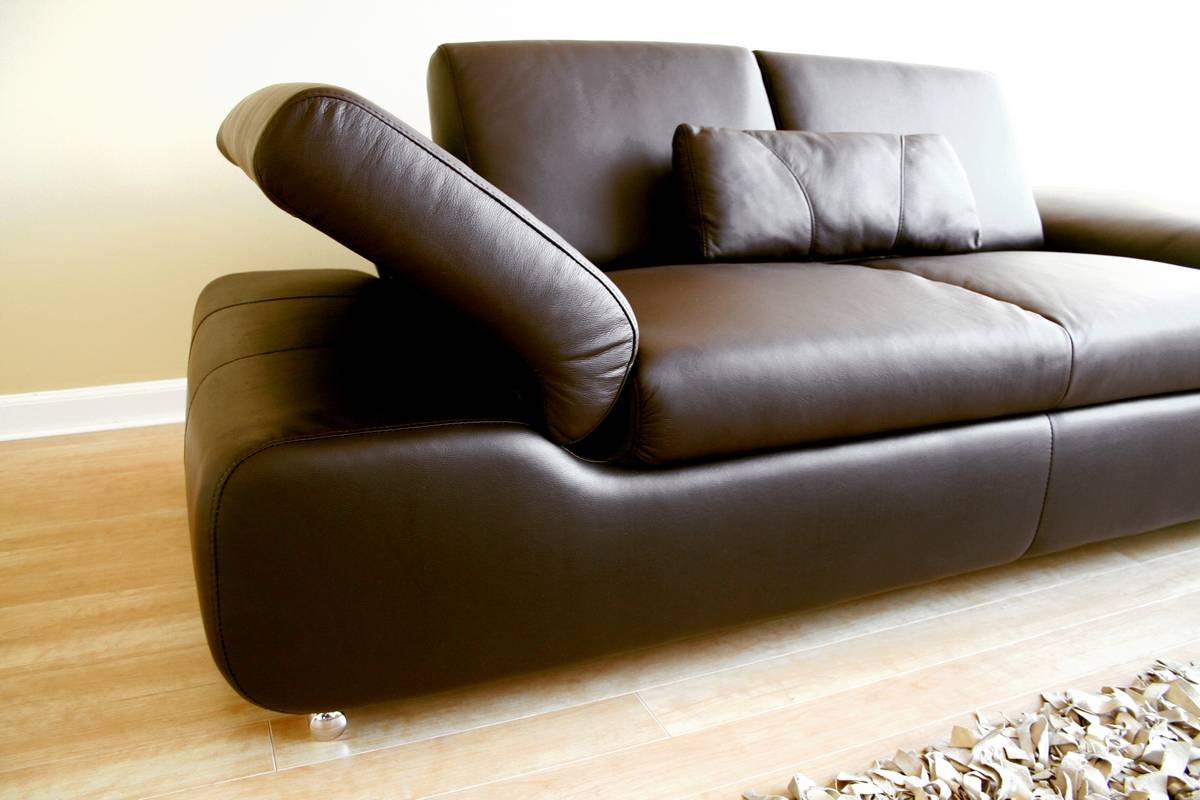 Wholesale Interiors Luxury-Love Leather Love Seat Recliner