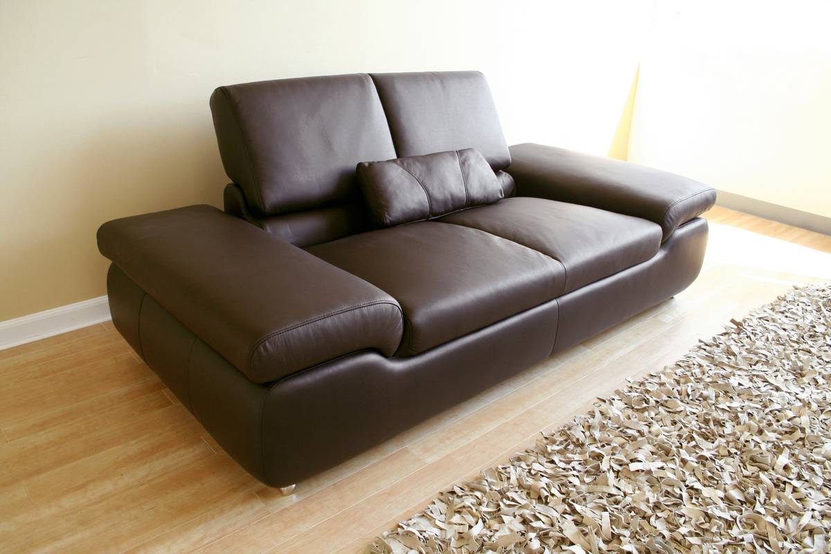 Wholesale Interiors Luxury-Love Leather Love Seat Recliner