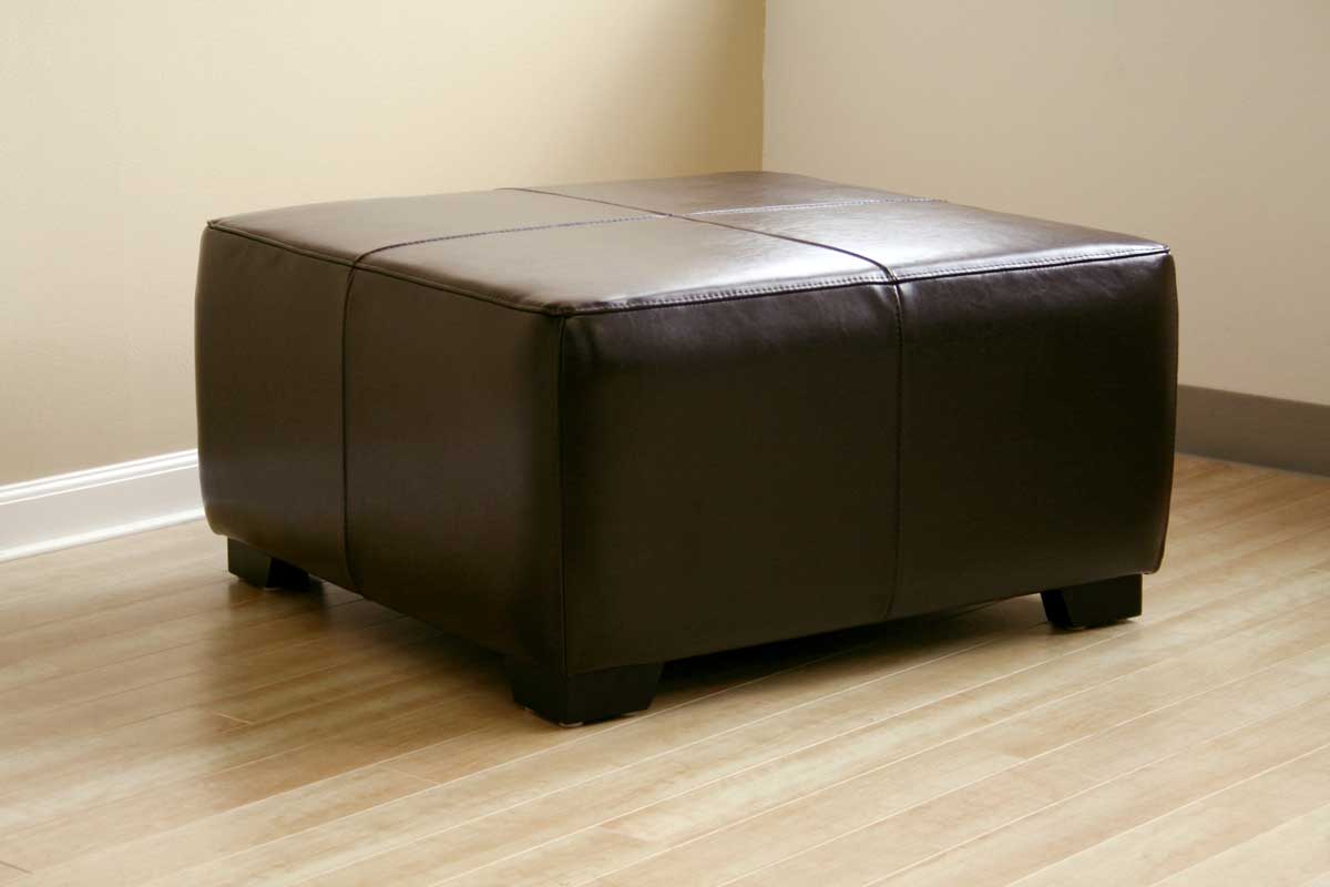 Wholesale Interiors Y-052 Leather Ottoman