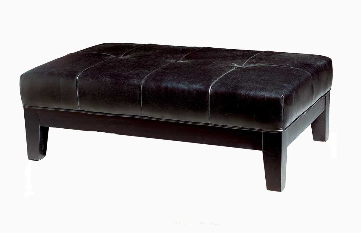 Wholesale Interiors Y-193 Leather Ottoman