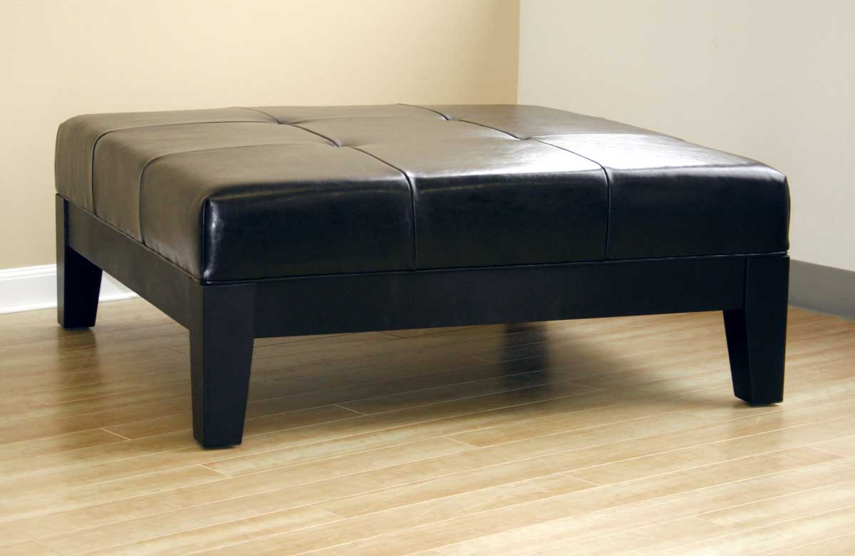 Wholesale Interiors Y-195 Leather Ottoman