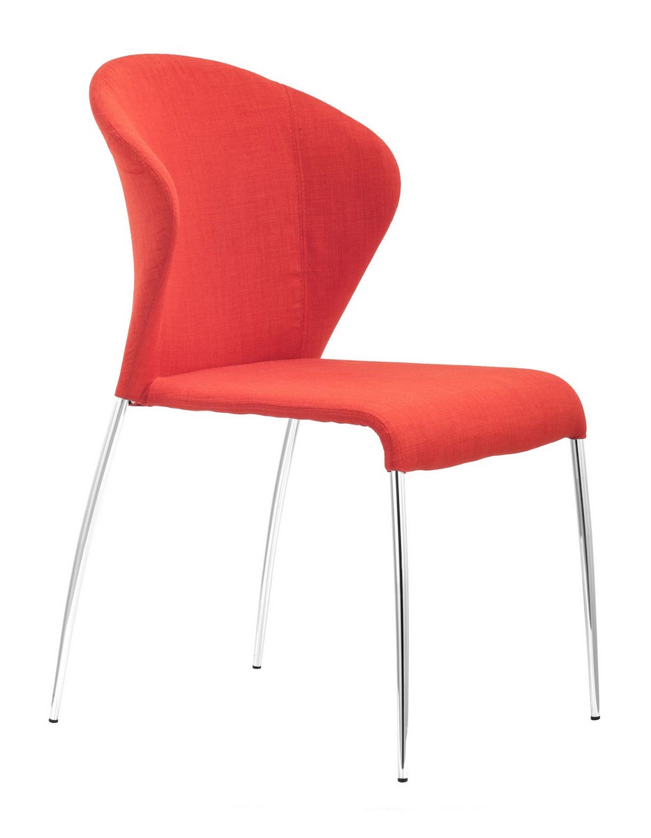 Zuo Modern Oulu Dining Chair - Tangerine