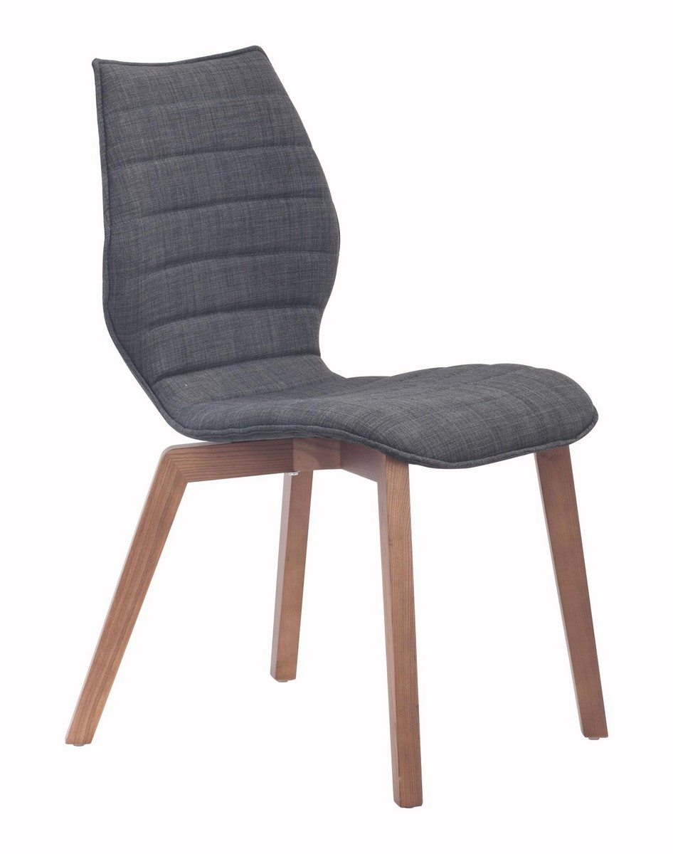 Zuo Modern Aalborg Dining Chair - Graphite