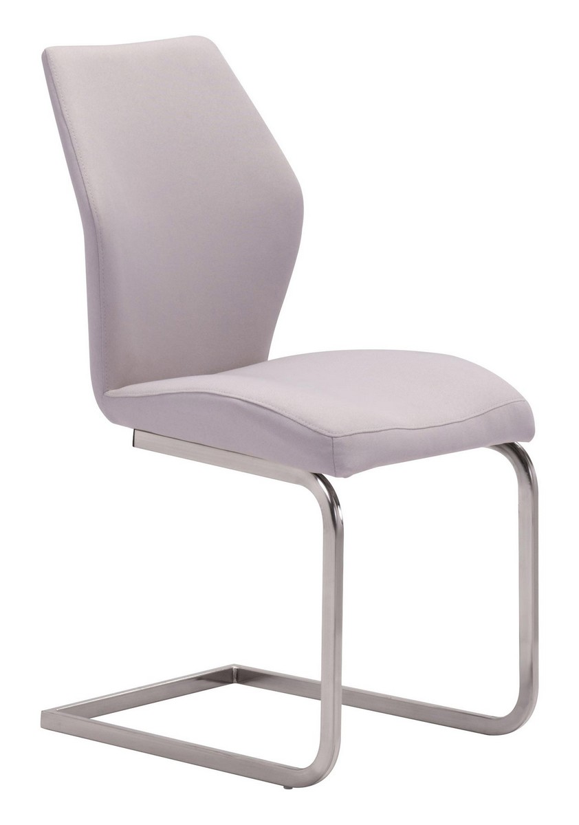 Zuo Modern Rotary Dining Chair - Stone