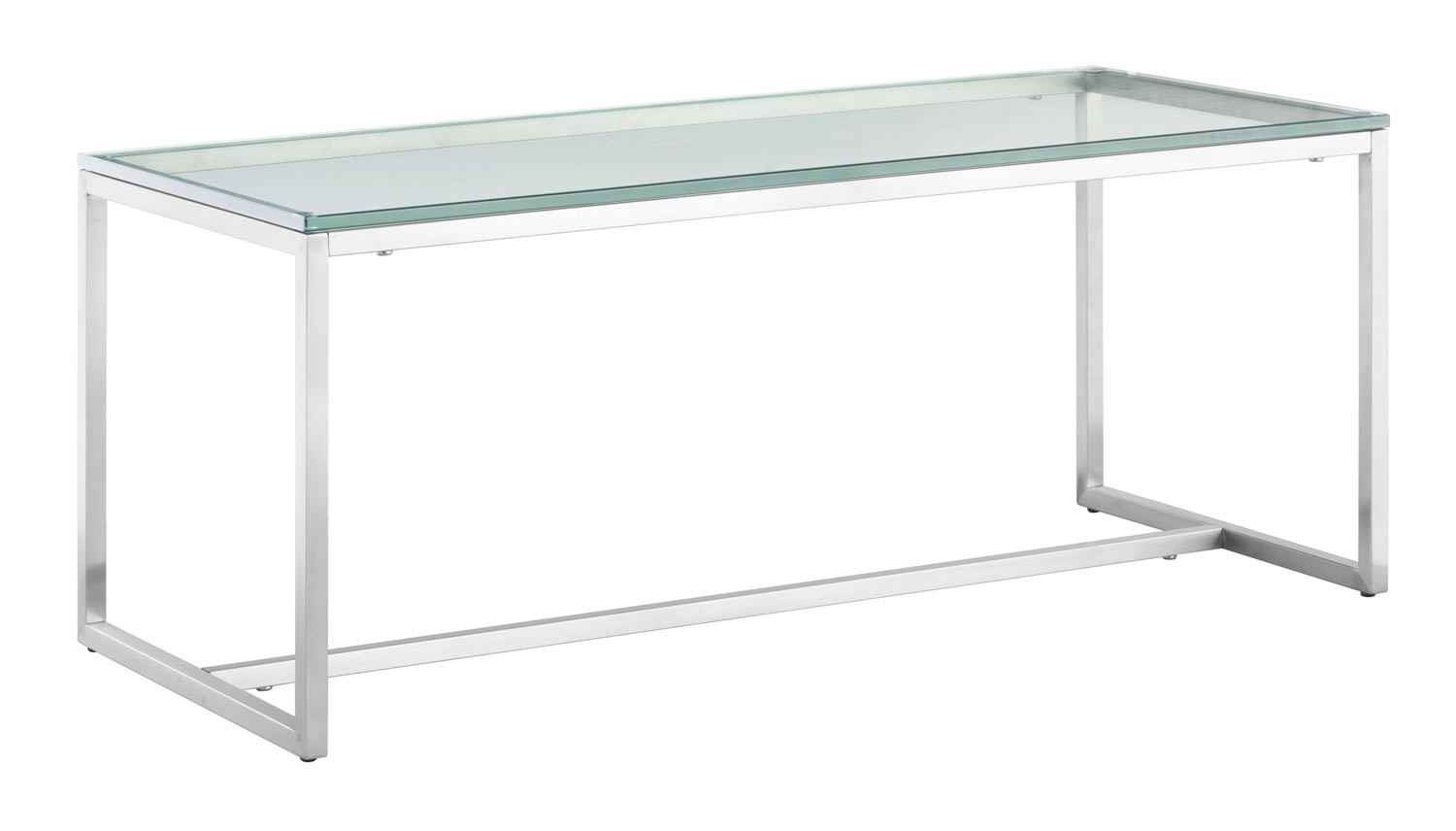 Zuo Modern Sprocket Coffee Table - Brushed Stainless