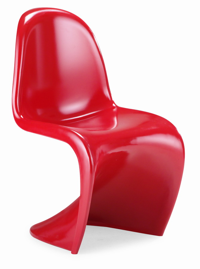 Zuo Modern S Chair Dining Chair - Red