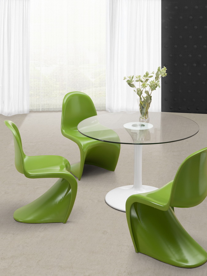 Zuo Modern S Chair Dining Chair - Green