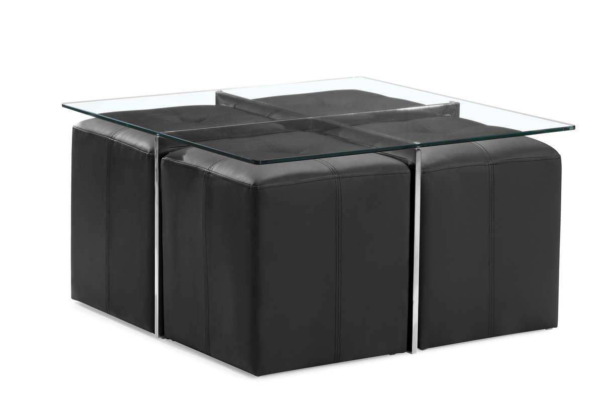 Zuo Modern Botero Coffee Table with Nesting Stool