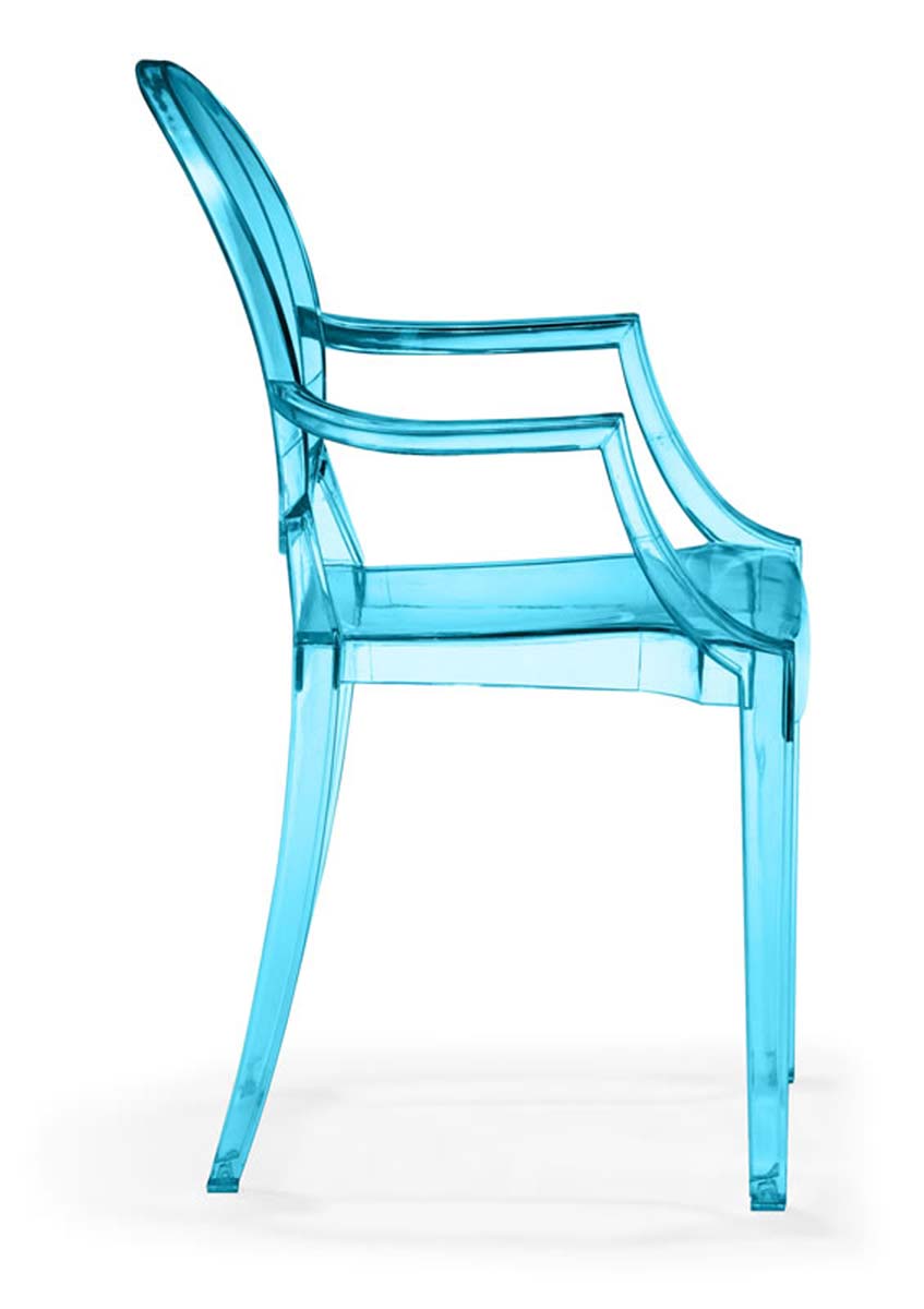 Zuo Modern Baby Anime Chair - Transparent Blue