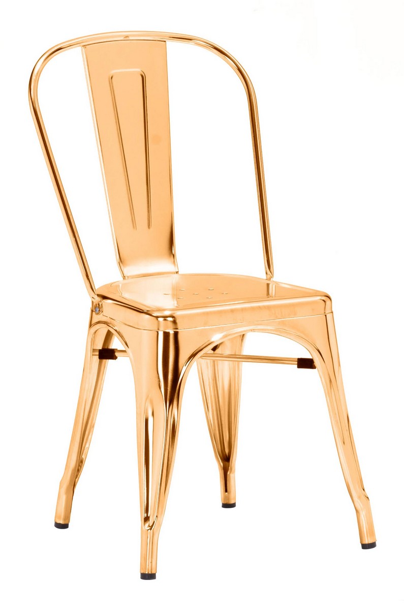 Zuo Modern Elio Dining Chair - Gold