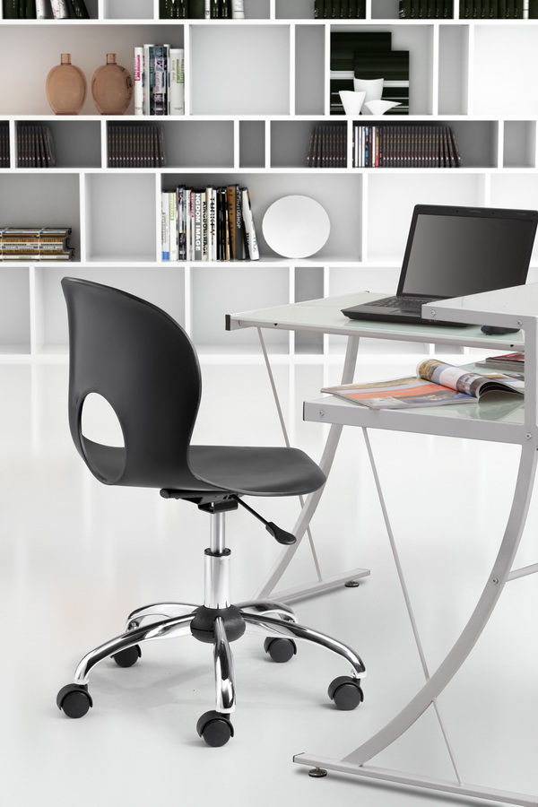 Zuo Modern Pinhole Office Chair - Black