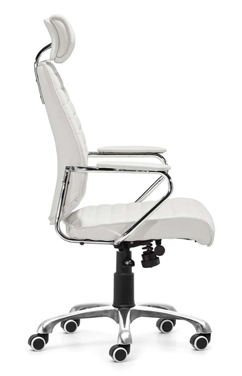 Zuo Modern Enterprise High Back Office Chair - White