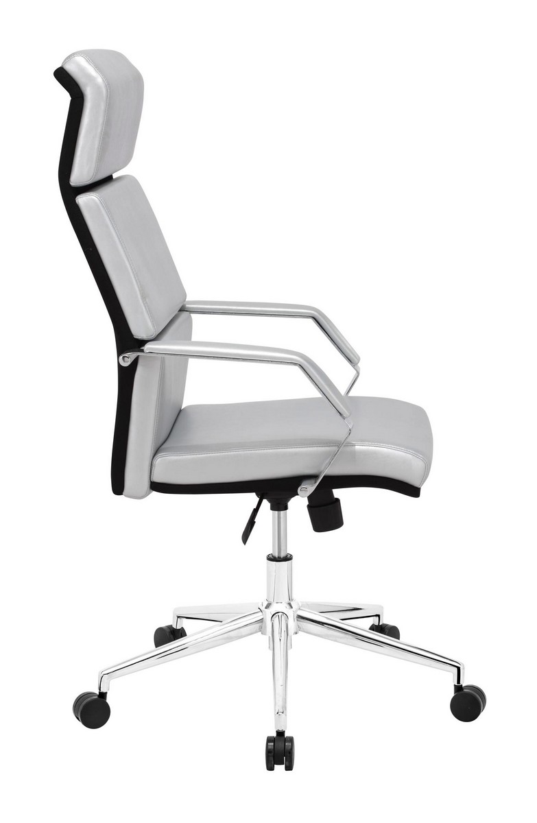 Zuo Modern Lider Pro Office Chair - Silver