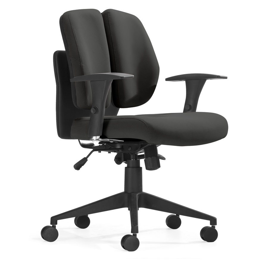 Zuo Modern Aqua Office Chair - Black Mesh