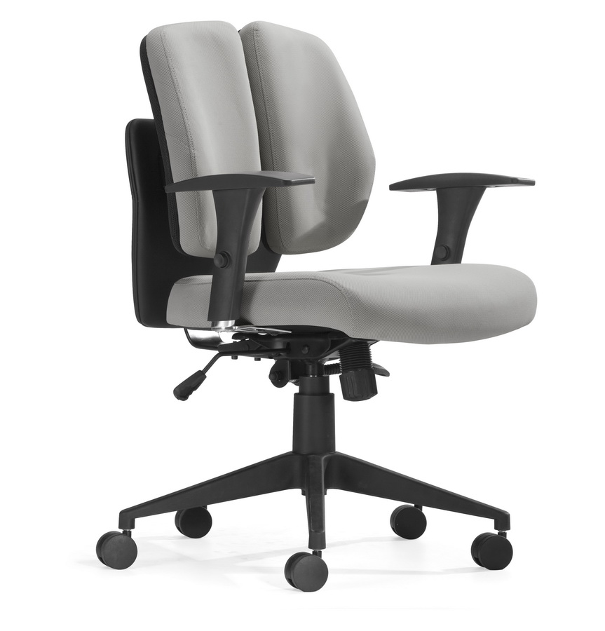 Zuo Modern Aqua Office Chair - Gray ZM-205336 at Homelement.com