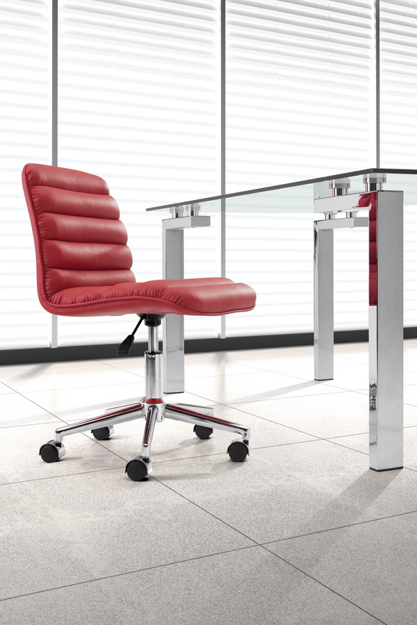 Zuo Modern Admire Office Chair - Red