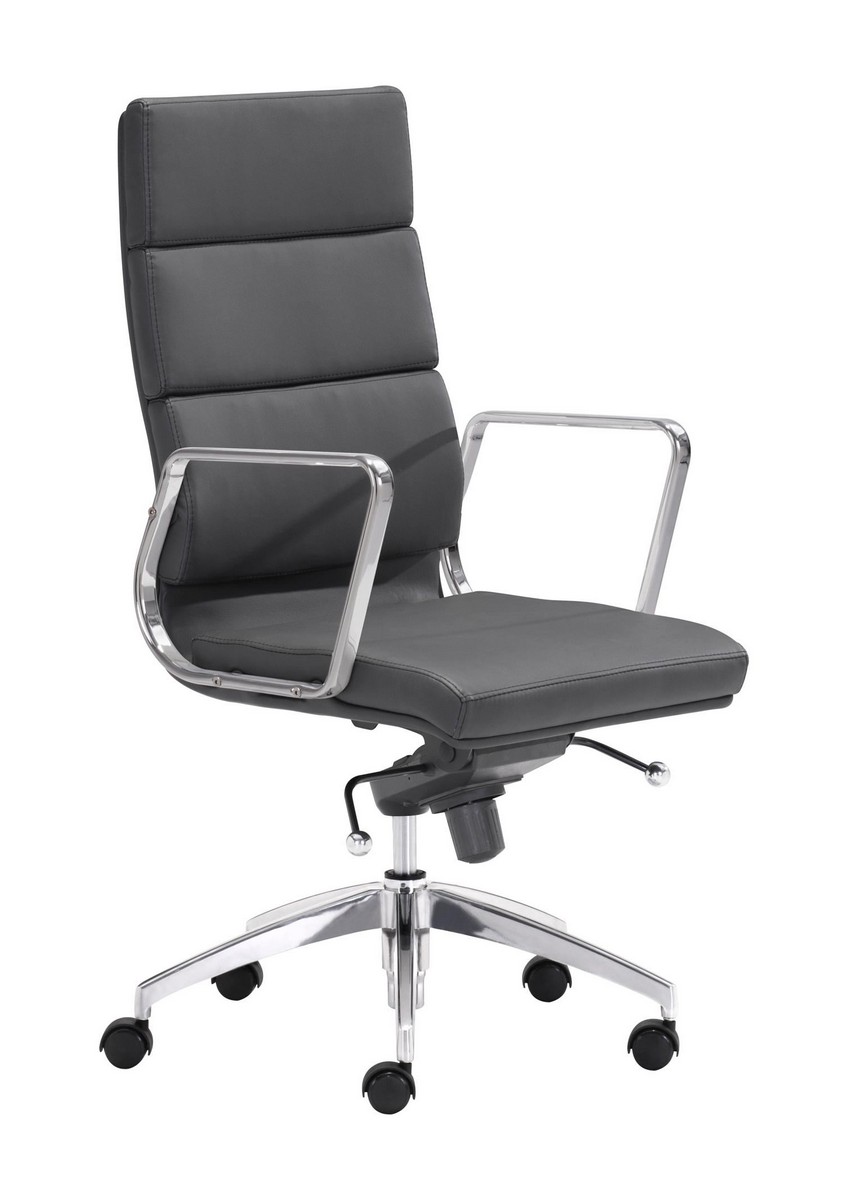 Zuo Modern Engineer High Back Office Chair - Black
