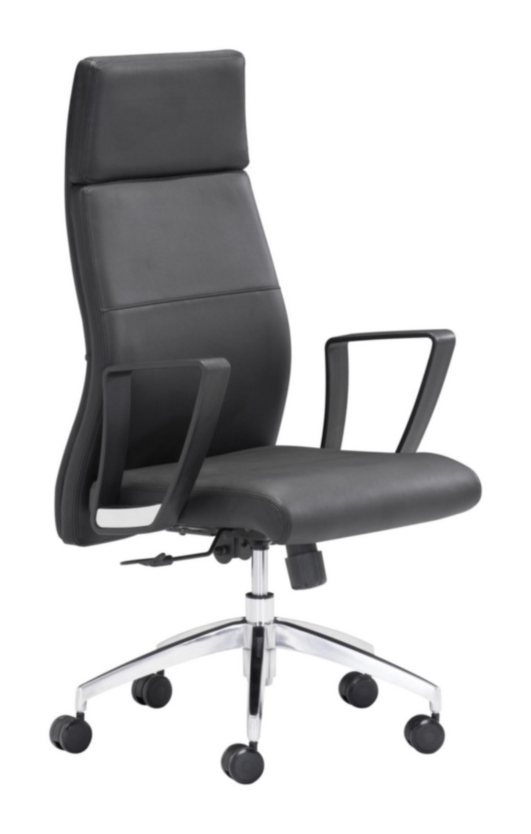 Zuo Modern Conductor High Back Office Chair - Black