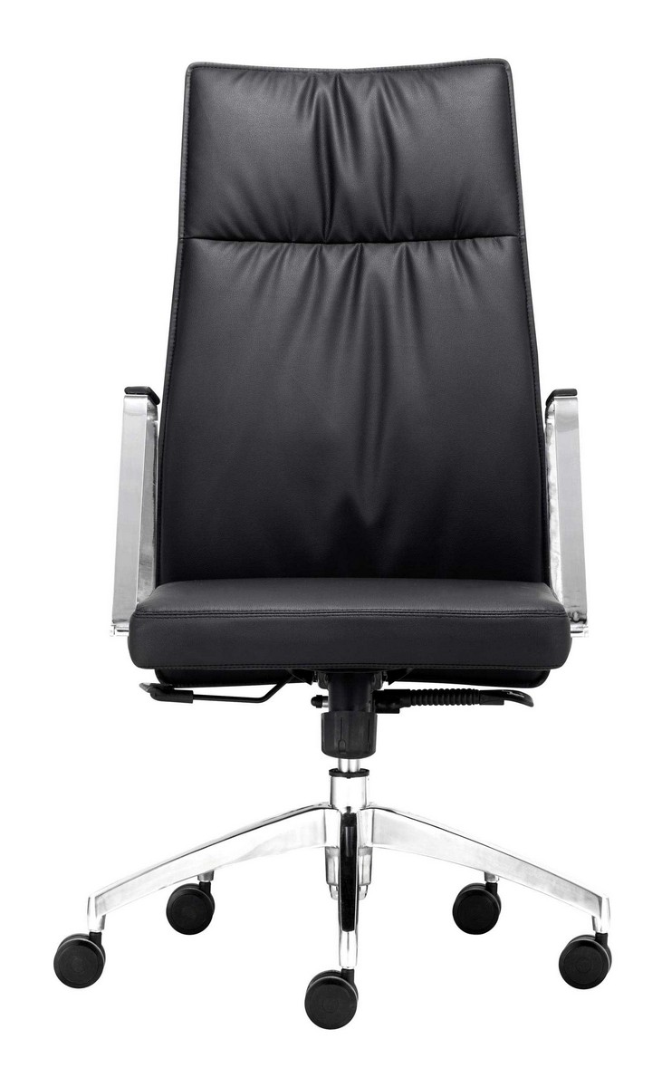 Zuo Modern Dean High Back Office Chair - Black