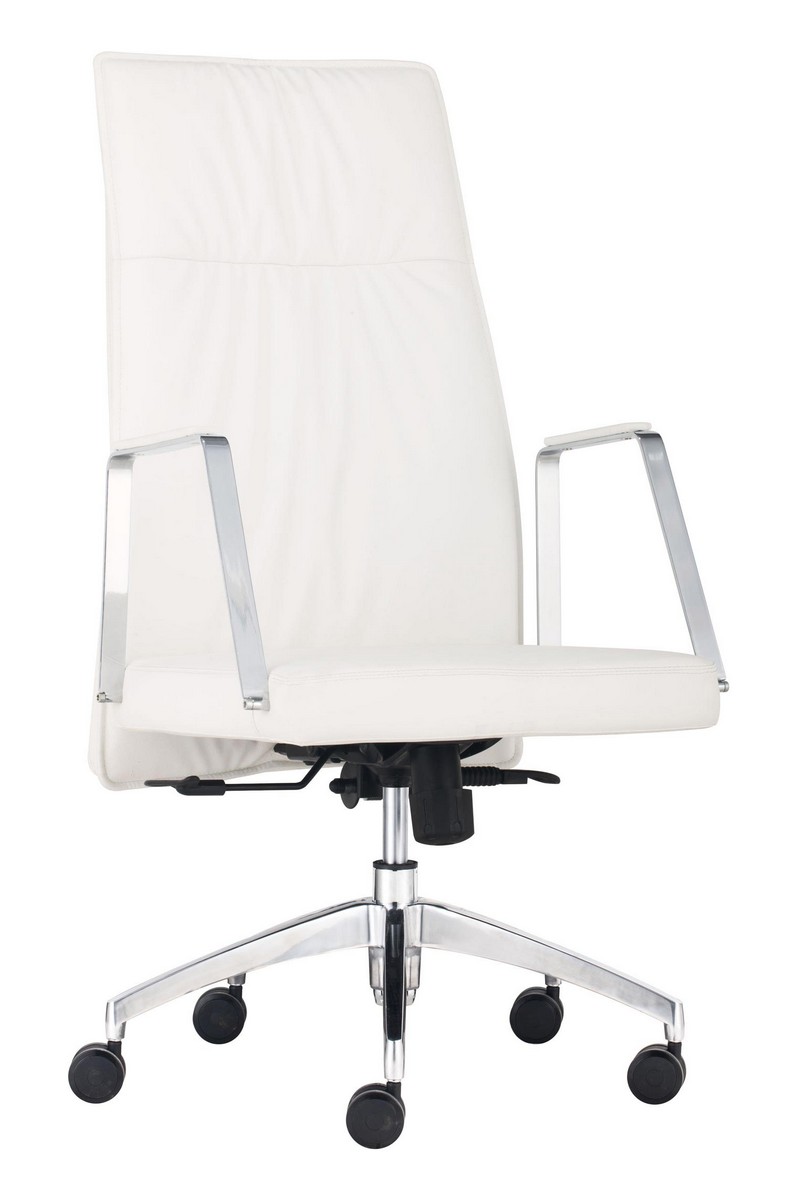 Zuo Modern Dean High Back Office Chair - White