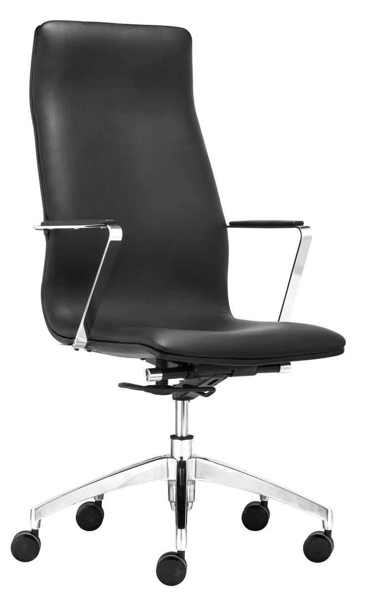 Zuo Modern Herald High Back Office Chair - Black