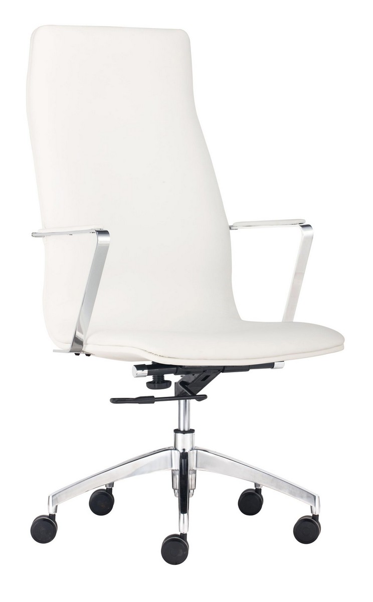 Zuo Modern Herald High Back Office Chair - White