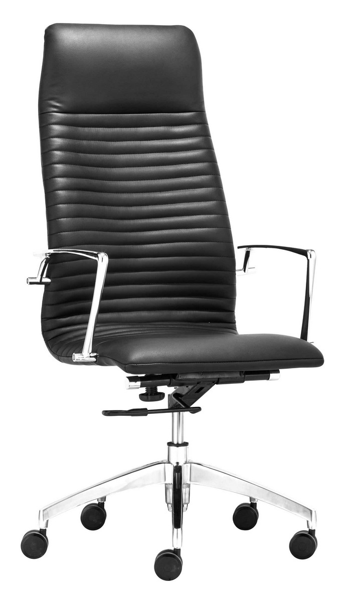 Zuo Modern Lion High Back Office Chair - Black