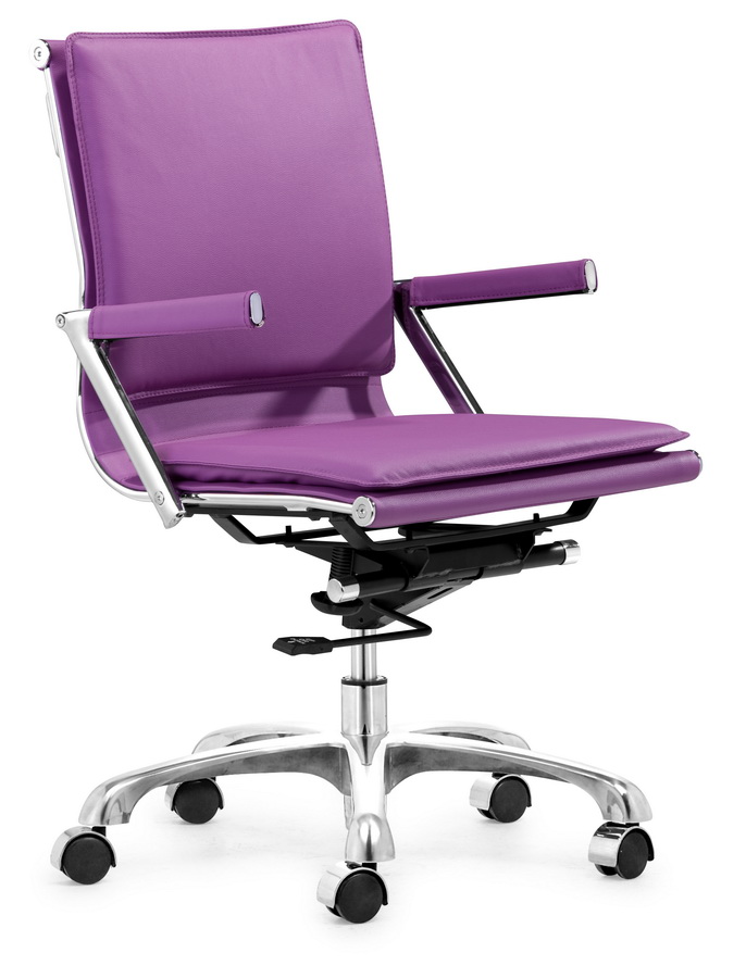 Zuo Modern Lider Plus Office Chair - Purple