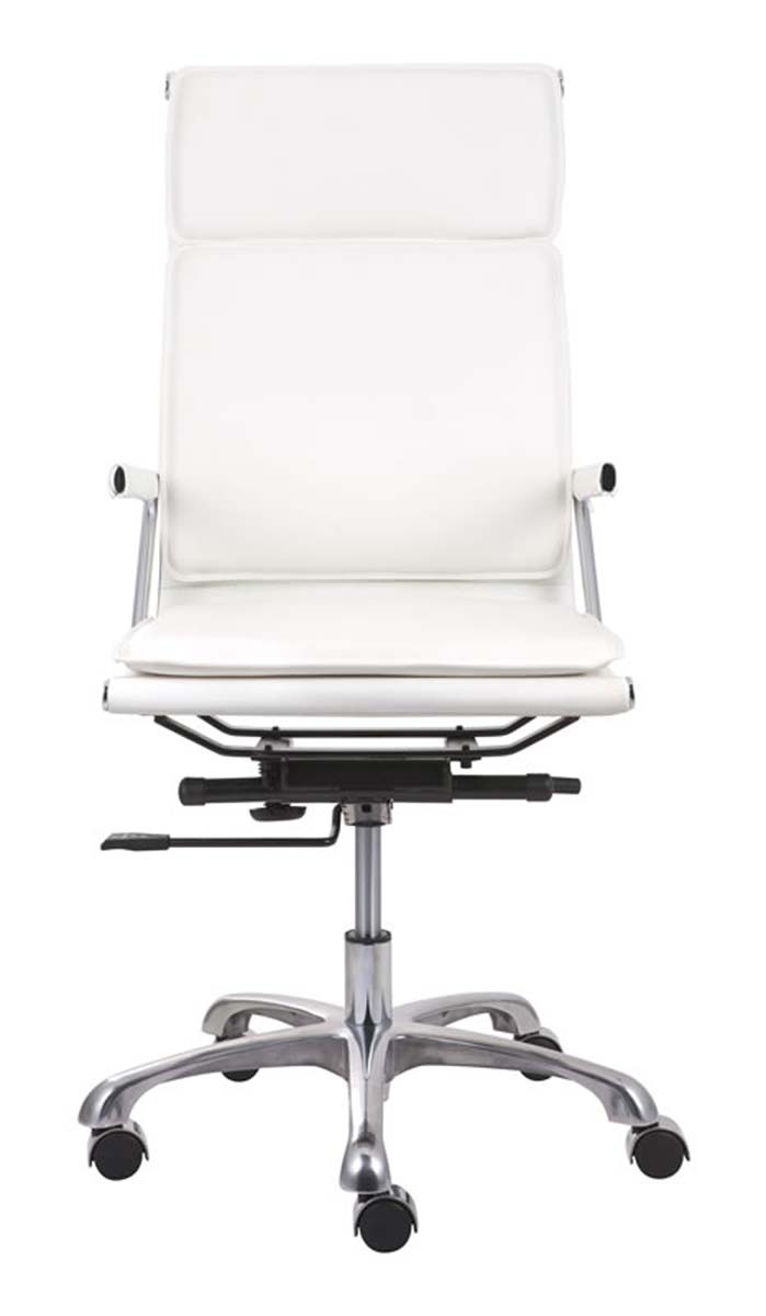 Zuo Modern Lider Plus High Back Office Chair - White