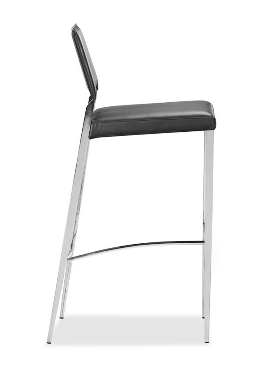 Zuo Modern Flick Bar Chair - Black