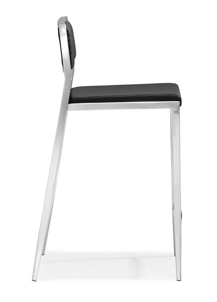 Zuo Modern Dolemite Counter Chair - Black