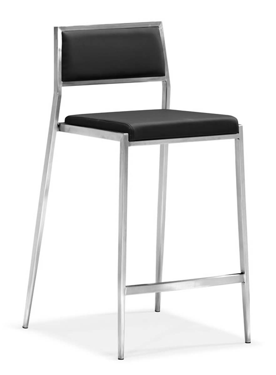 Zuo Modern Dolemite Counter Chair - Black