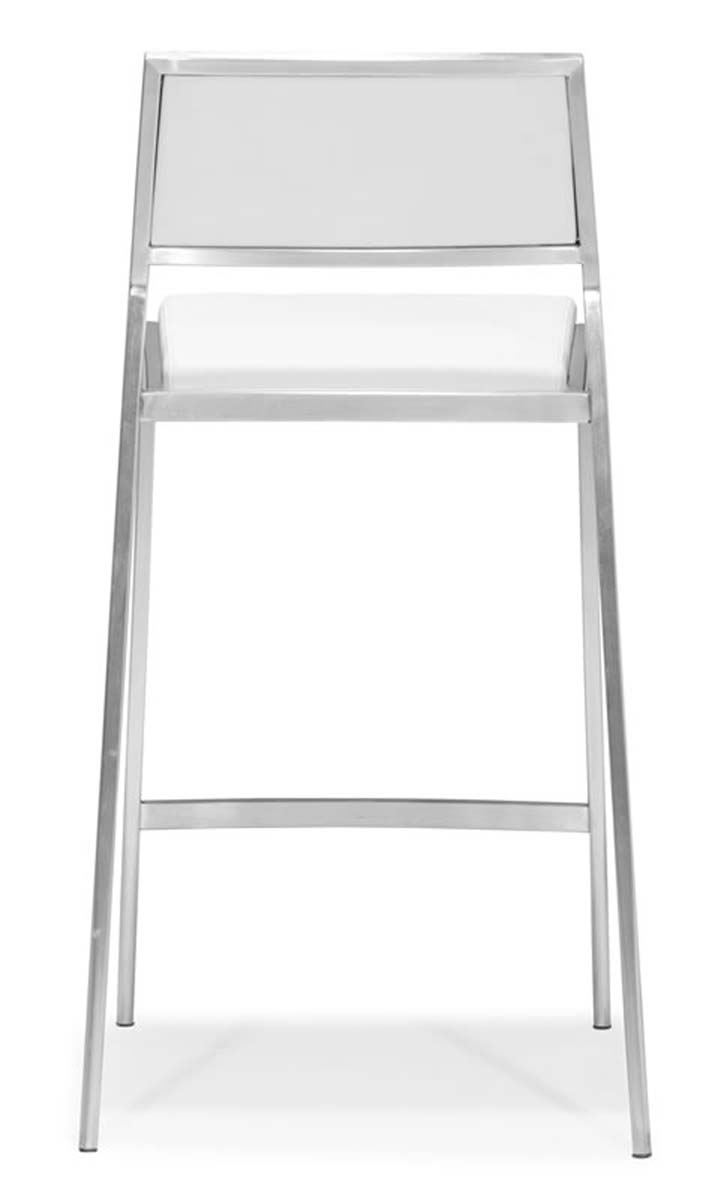 Zuo Modern Dolemite Counter Chair - White