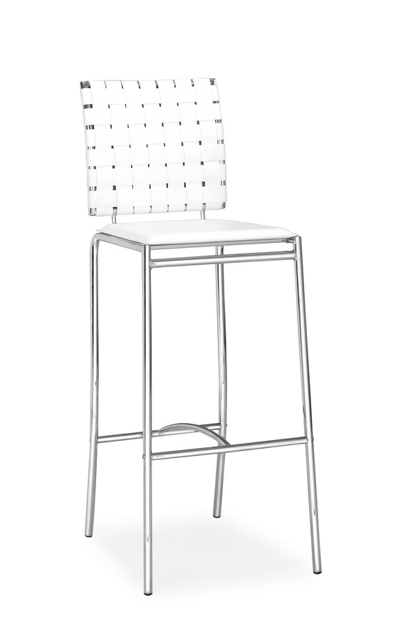 Zuo Modern Criss Cross Barchair - White