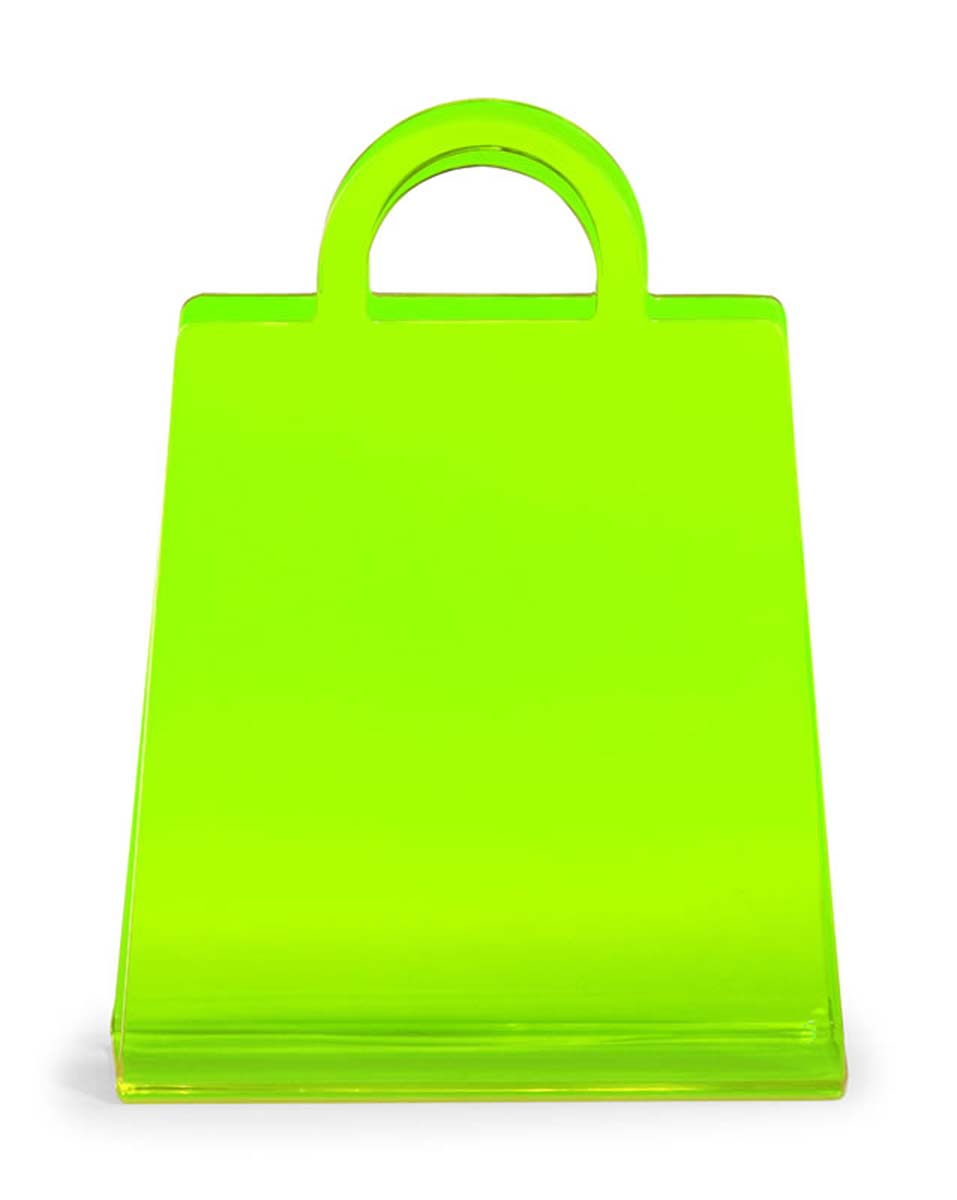 Zuo Modern Purse Magazine Rack - Transparent Green