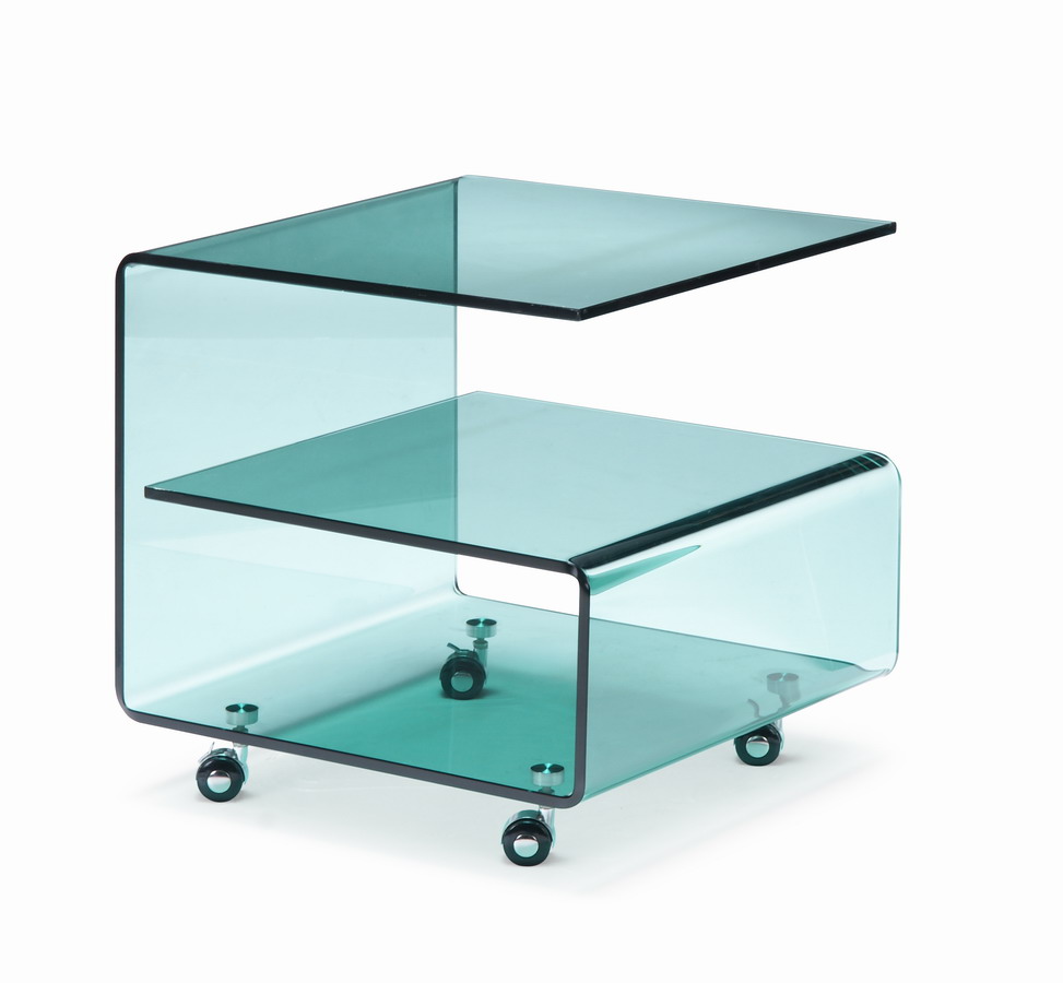 Zuo Modern Voyage Side Table - Clear